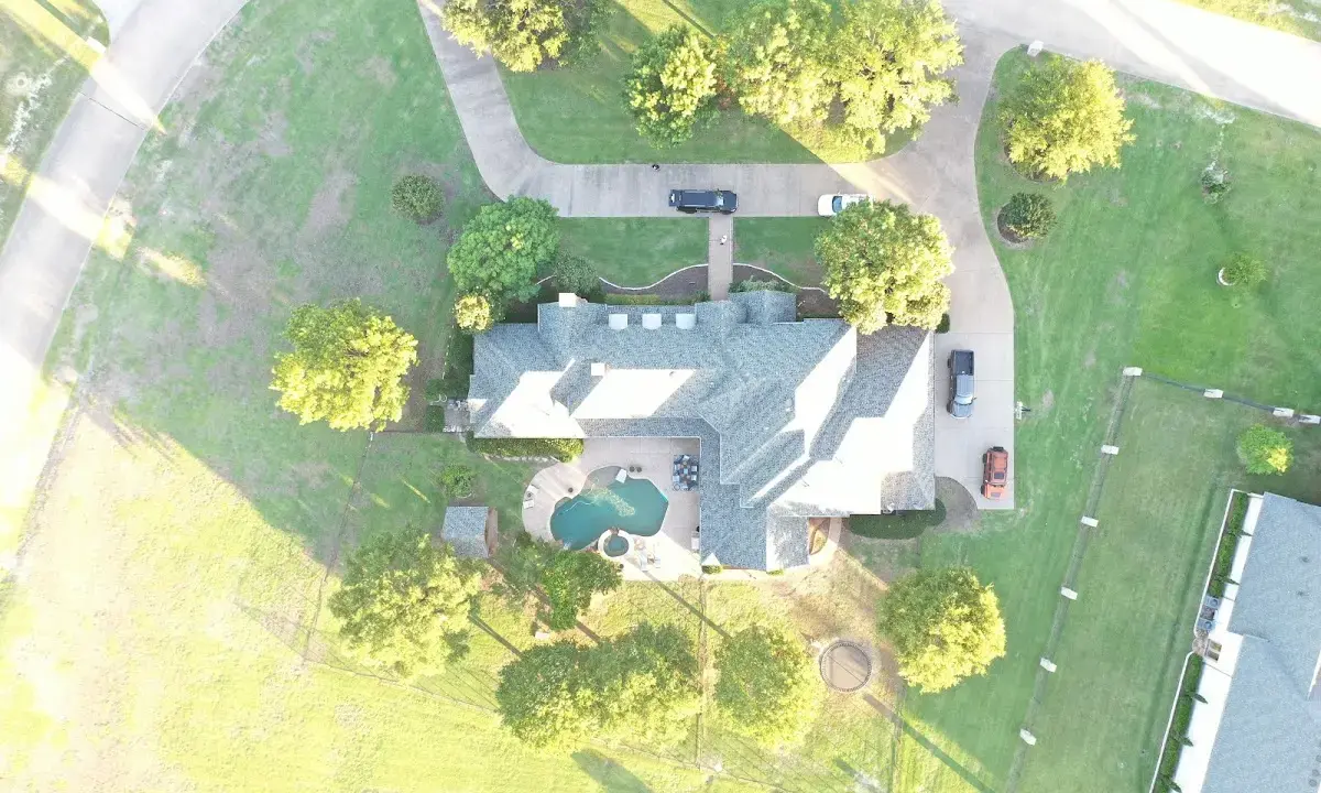 New shingle roof installation on a home in Winnetka